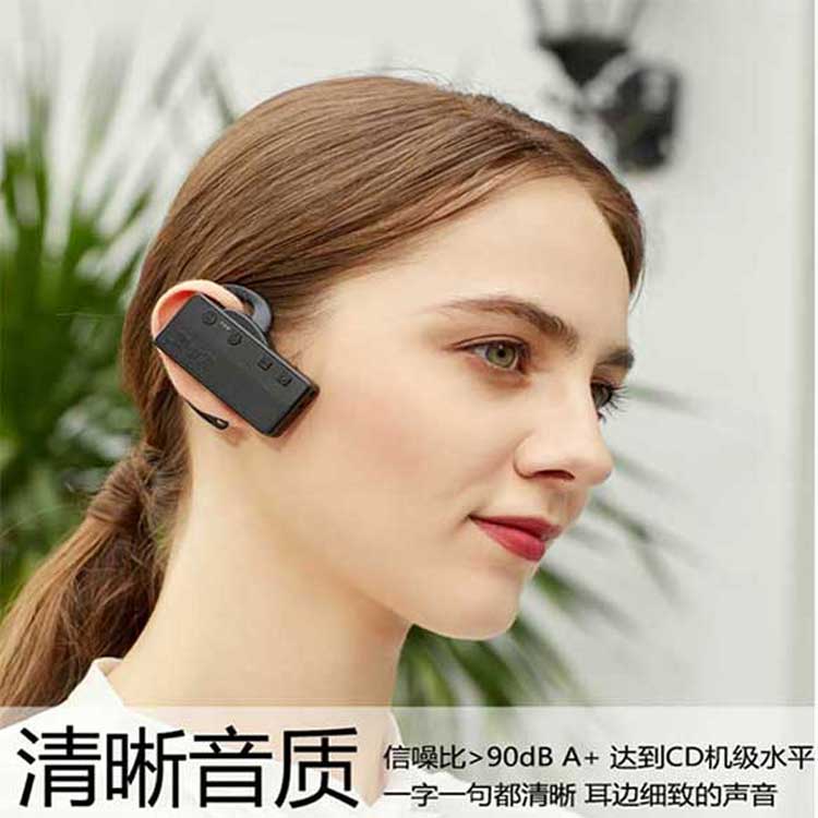 无线讲解器蓝牙耳机佩戴方式